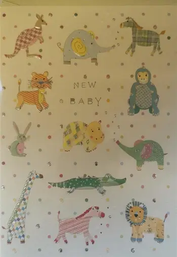 Kartolinë urimi Turnowsky MO6327X1 Birth of a Mascot, format B6, me zarf, shumëngjyrëshe