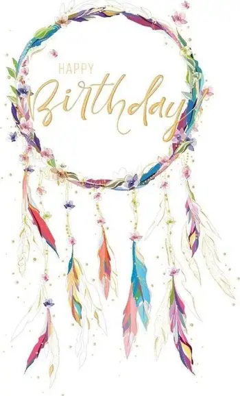 Kartolinë urimi Turnowsky Birthday Dreamcatcher, formati B6, me zarf