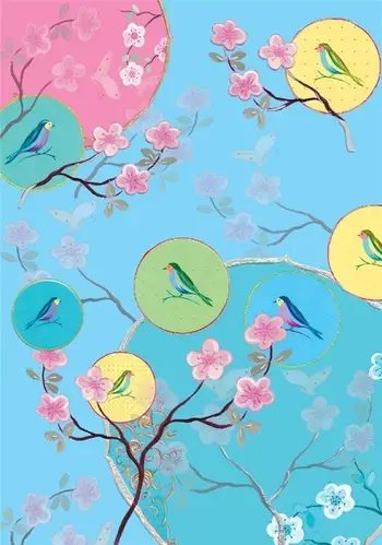 Kartolinë Turnowsky MO5092 B6, me zarf, Birds on a tree