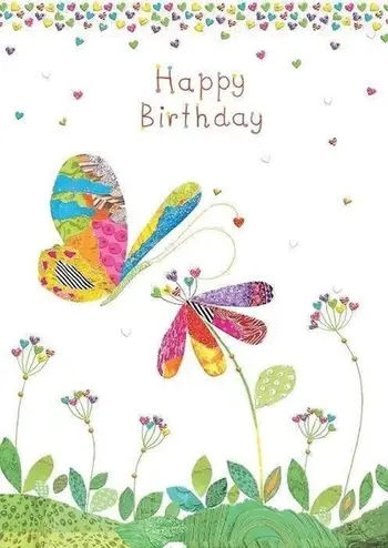 Kartolinë urimi Turnowsky B6 Birthday Meadow, pa tekst, me zarf