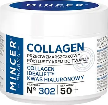 Krem fytyre anti-rrudhë për femra Mincer Pharma Collagen 50+ Semi-Heavy No.302, 50ml