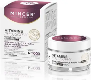 Krem nate Mincer Pharma Vitamins Philosophy Rebuilding Night Cream No.1003, 50ml