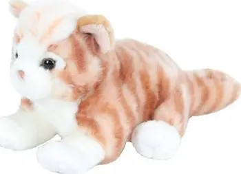 Lodër pelushi Beppe Mascot Cat, 30 cm, mace shtrirë, ngjyrë ginger