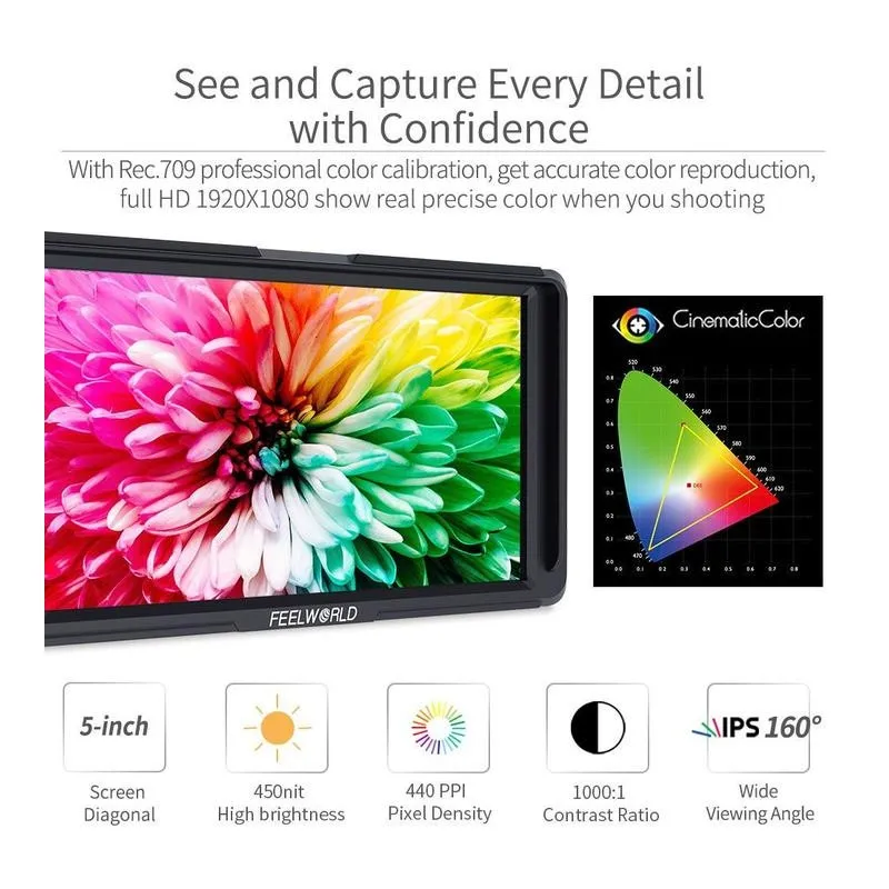 Feelworld F5 Monitor - 5