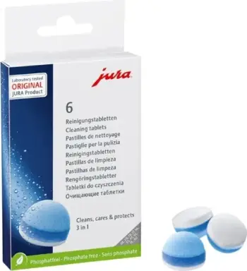Tableta pastrimi Jura Three Phase, 6 copë, për automat kafeje