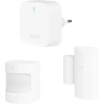 Sistemi i alarmit të mençur Hombli Smart Sensor Starter Set i bardhë