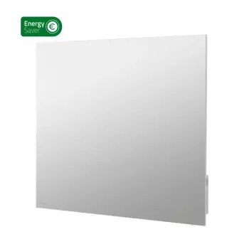 Panel ngrohës smart Hombli, 400W, xham, pasqyrë, i bardhë