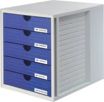 Sirtar Han System Box HN145014-10, A4, i hirtë/i kaltër