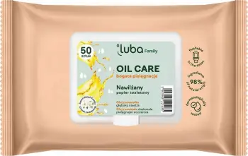 Letër higjienike e lagur Luba Family Oil Care, 50 copë
