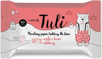 Letër tualeti e lagur për fëmijë Luba Strawberry 50 copë