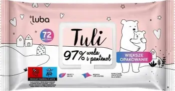 Peceta të lagështa për fëmijë Luba Tuli 72 copë