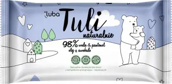 Peceta të lagura për fëmijë Luba Natural 50 copë