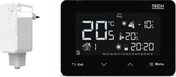 Termostat pa tela Tech ST293 V2, program javor, panel xhami, i zi
