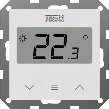 Termostat dhome Tech Wired F-2z v1, me prekje, ekran LCD, i bardhë