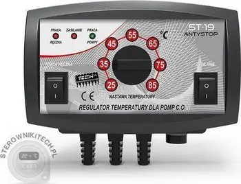 Kontroller pompë ngrohjeje Tech ST-19, funksion antistop, i zi