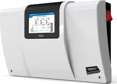 Kontroller ngrohjeje Tech i-3PLUS, 3 valvula përzierëse, ekran 4.3", i bardhë - 2