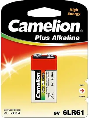 Bateri Camelion Plus, 9V, 1 copë
