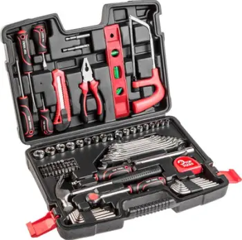 Set i mjeteve të punës Top Tools, 71/4 ", 3/8", 100 copë
