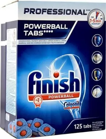 Tableta për enëlarëse Finish 125 copë