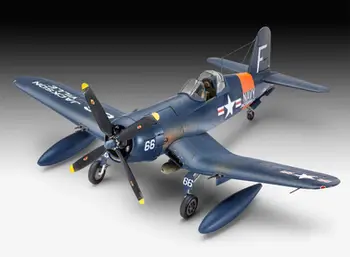 Set model avioni Revell F4U-4 Corsair 63955, plastik, me bojëra dhe ngjitës
