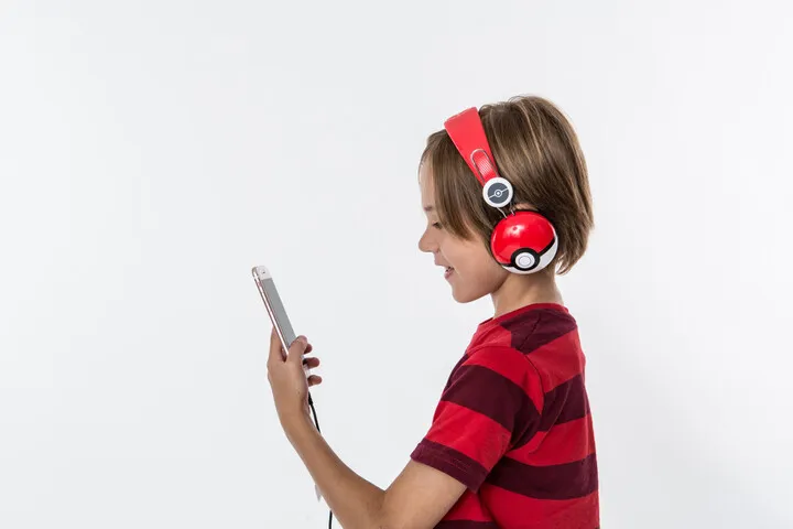 Kufje OTL Technologies Pokemon Pokeball Tween Dome, të kuqe - 5