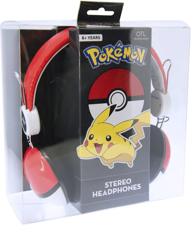 Kufje OTL Technologies Pokemon Pokeball Tween Dome, të kuqe - 7