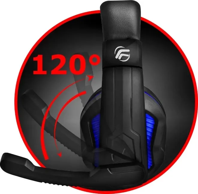 Kufje gaming Fenner PC13, e kuqe - 3