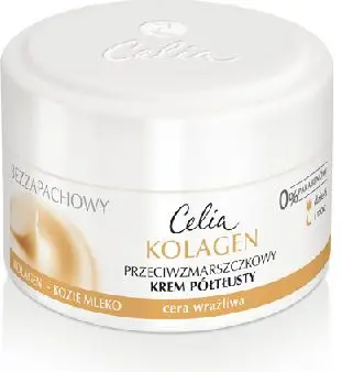 Krem kundër plakjes Collagen Celia, i bardhë