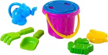 Set rëre Czako Elephant, me kovë dhe ujëdhëse, shumëngjyrësh