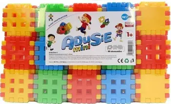 Blloqe ndërtuese Czako ADUSIE MINI, set 90 elemente, shumëngjyrëshe