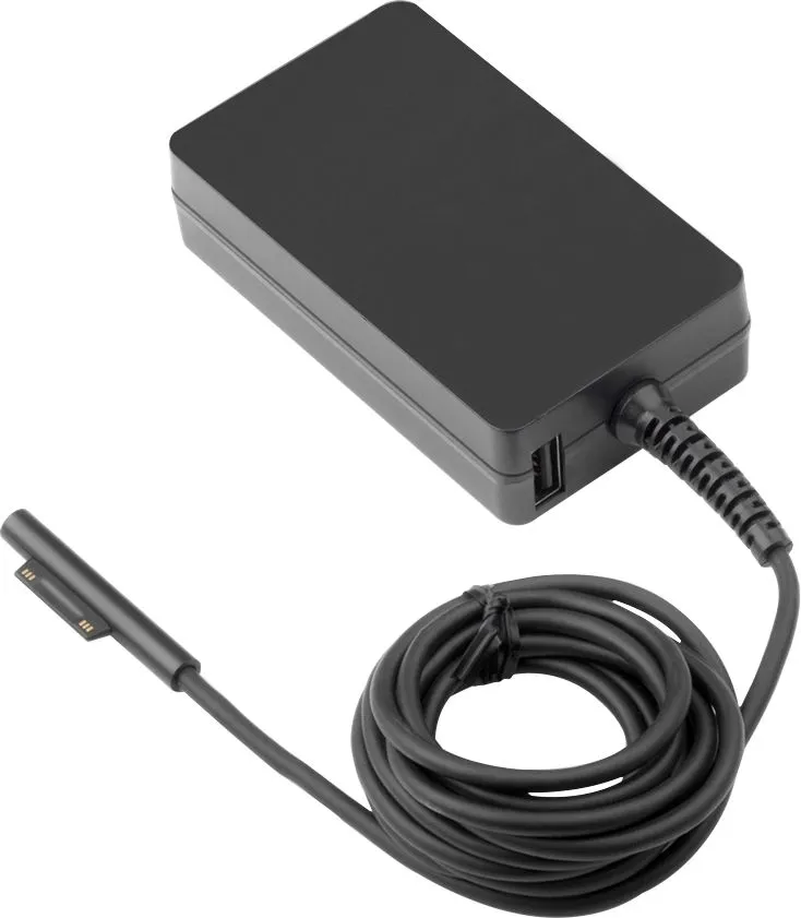 Karikues për laptop MicroBattery, 65W, 4.3A, 15V, i zi - 1