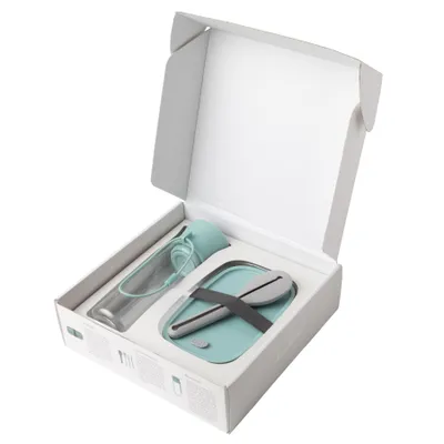 Set ushqimi Berghoff Bento box, e gjelbër/hirtë - 2