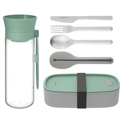 Set ushqimi Berghoff Bento box, e gjelbër/hirtë - 8