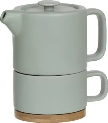 Çajnik me filxhan Secret de Gourmet Natural Mint, qeramikë, 400 ml, mente