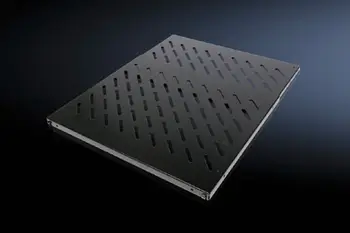 Rafte komponentësh Rittal DK 5501.665, për kabinet 19", montim statik, i zi