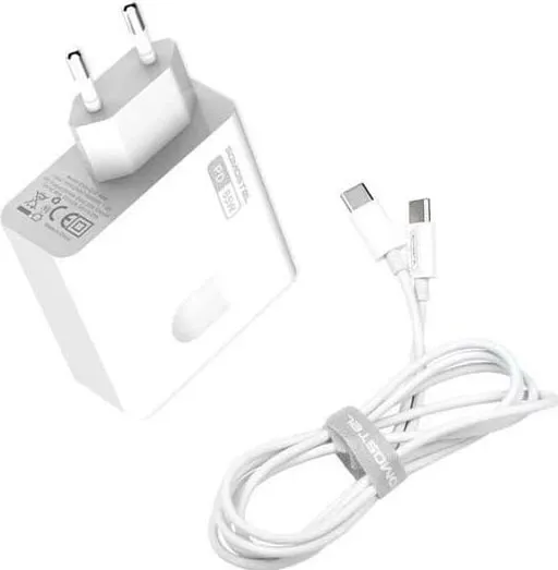 Karikues SOMOSTEL 65W GAN + kabllo Typ-C në Typ-C bardhë - 2