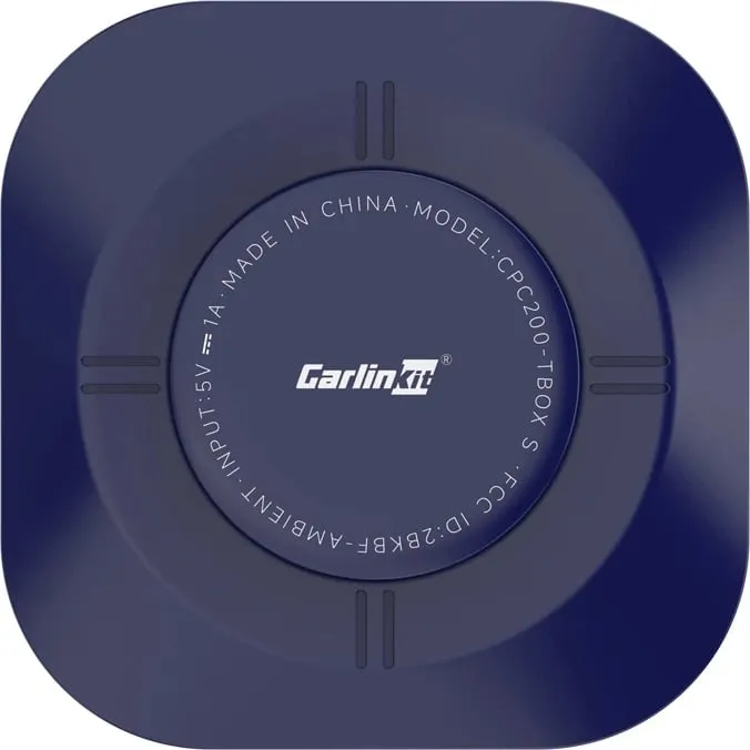 Adapter wireless Carlinkit TBOX-S2P për CarPlay & Android Auto, 64GB, i kaltër - 1
