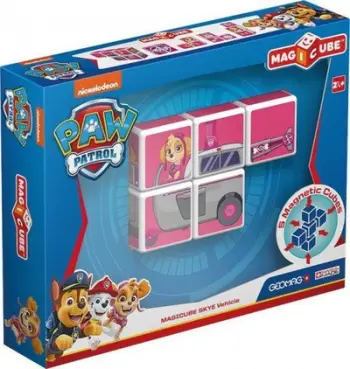 Blloqe magnetike Geomag Paw Patrol Skye, 24.5x19x5cm, 5 copë