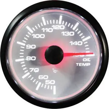 Matës temperature vaji Auto Gauge STP2W, 52mm, i bardhë