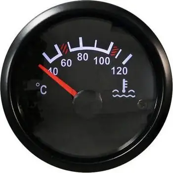 Matës temperature uji Auto Gauge T90, 52mm, gama 40 120°C, i zi
