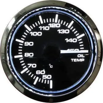 Matës temperature vaji Auto Gauge STP2B, 52mm, 50 150°C, i zi