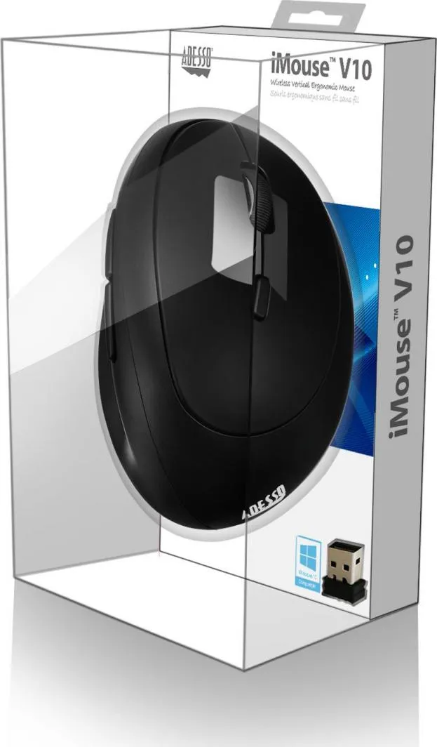 Maus Spire Ergonomic, wireless, USB, i zi - 8