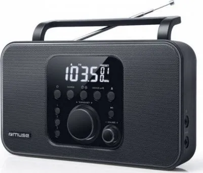 Radio Muse M-091 R, e zezë - 1