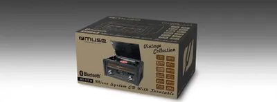 Sistem muzikor Muse MT-115W, gramafon, CD, Bluetooth, kafe - 2
