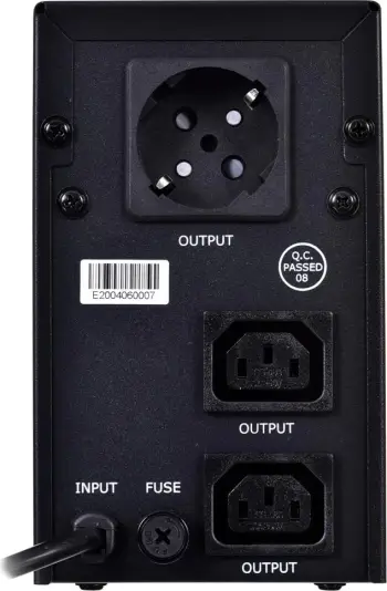 Gembird EG-UPS-034 uninterruptible power supply (UPS) Line-Interactive 1500 VA 900 W 3 AC (s)