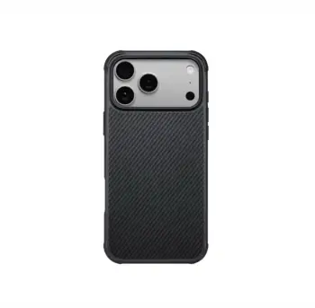 Kapak telefoni Pitaka ProGuard për iPhone 17 Pro Max, mbrojtës, i zi