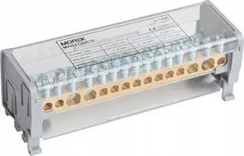 Bllok shpërndarës MOREK MOBLOCK MAB2126A18, 2 polësh, 1000V 125A, TS35