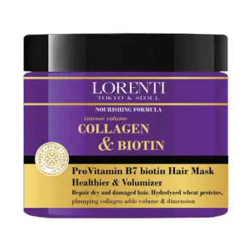 Maskë për flokë Lorenti, me kolagjen dhe biotin, 500ml