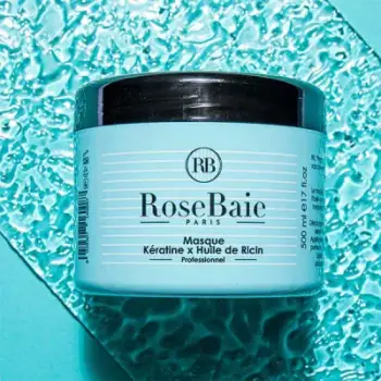 Maskë për flokë Rosebaie Paris Masque, Vaj Ricini & Keratine, 500ml