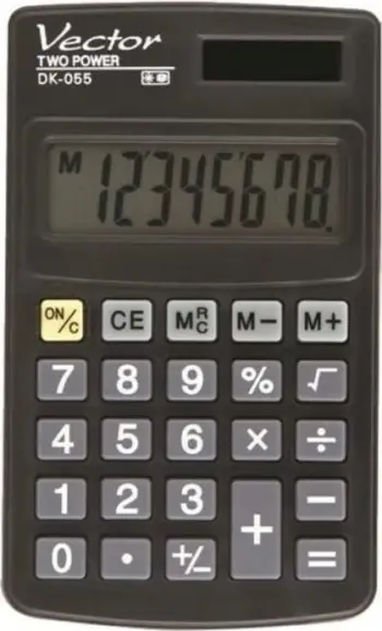 Kalkulator xhepi Vector DK-055, 8 shifra, i zi